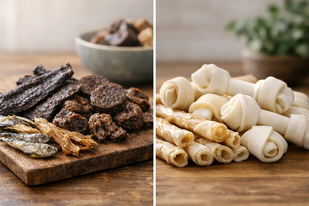 Air Dried Treats Vs Rawhide Chews UK | Which Is Better For Dogs?