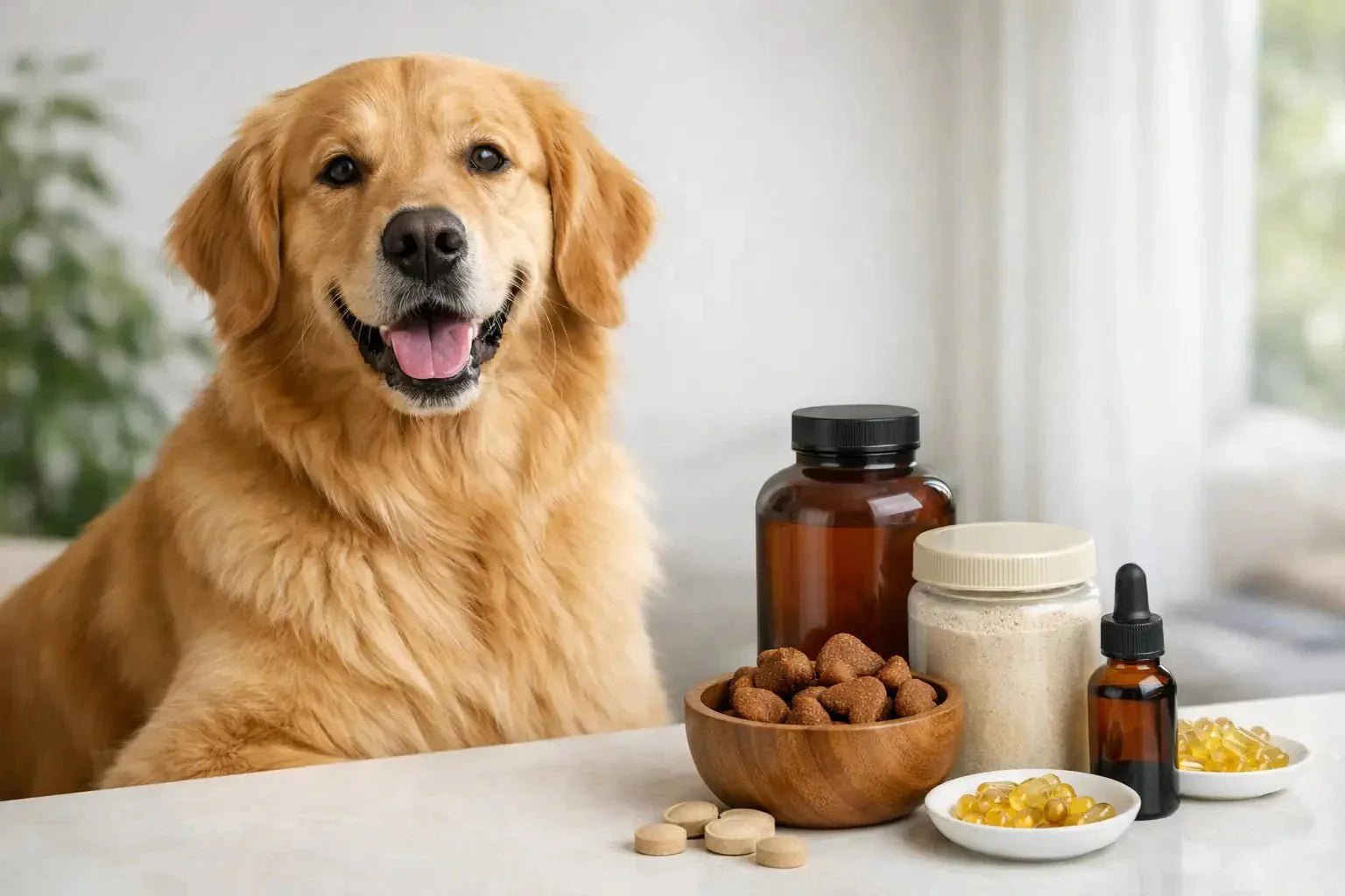 dog supplements for coat health UK improve shine reduce dull fur naturally