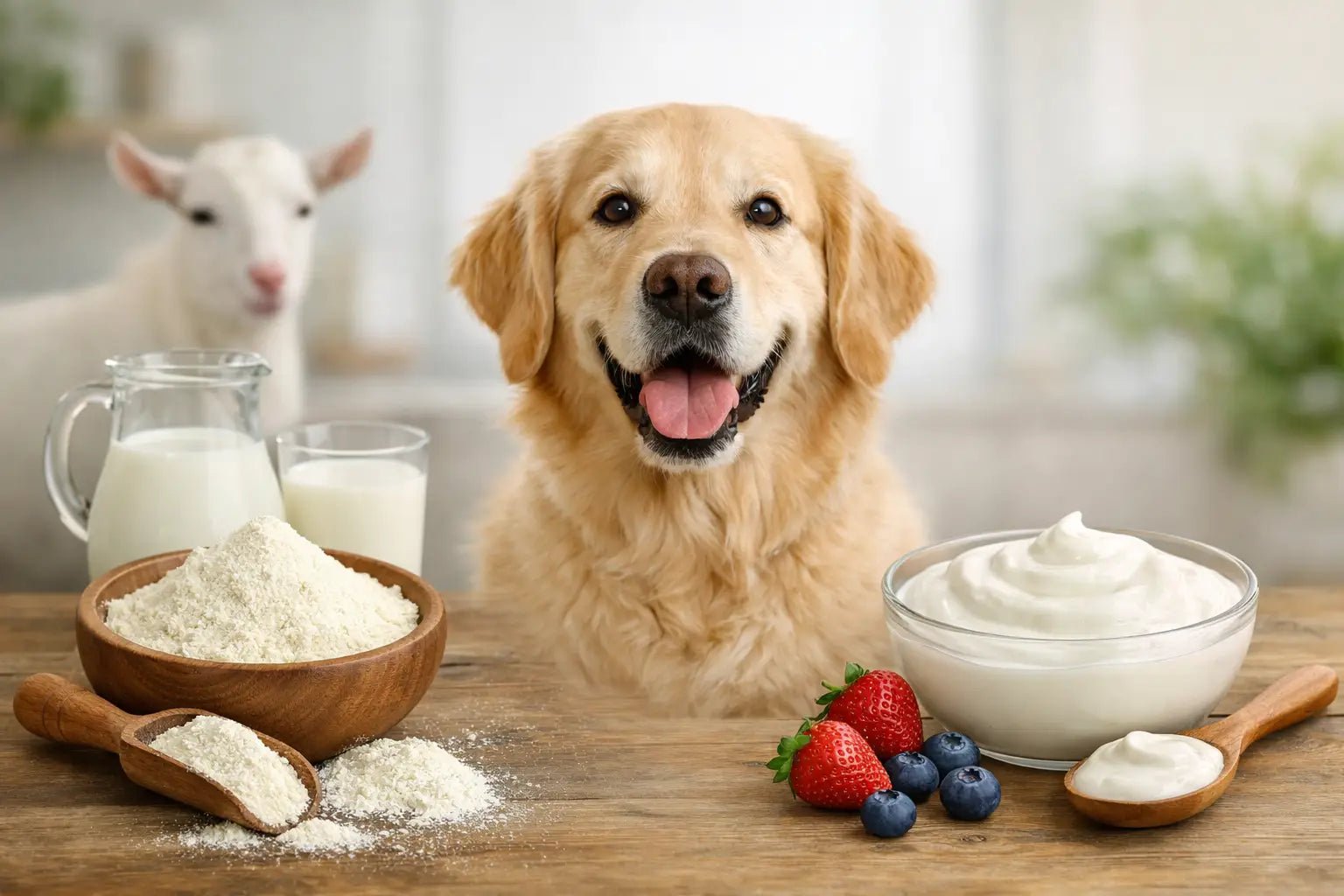 Goat Milk Powder vs Yoghurt for Dogs UK