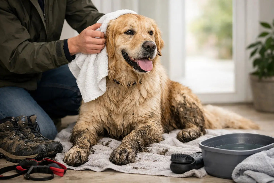 How to Support Dogs After Muddy Walks