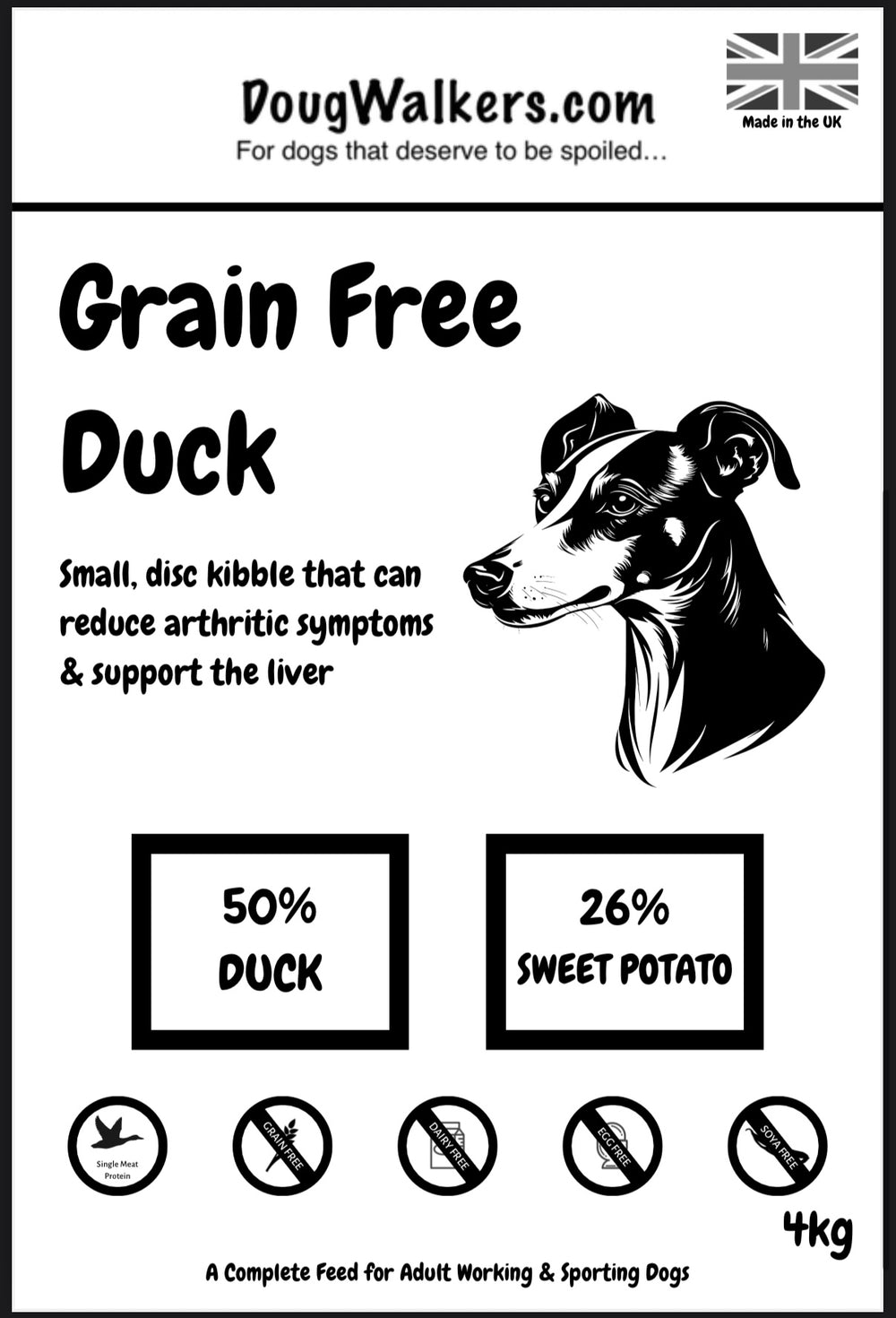Grain-Free Duck (50% Duck) 4kg