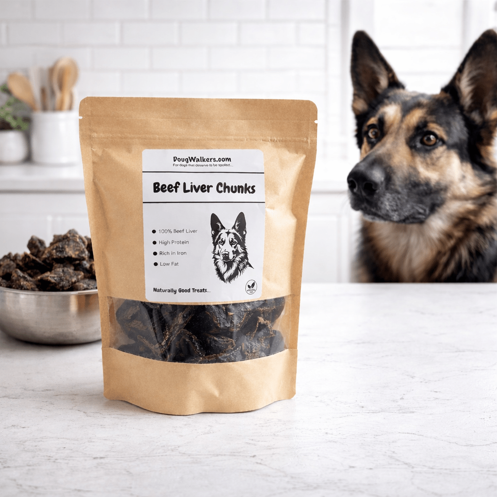 Beef Liver Chunks for Dogs UK – 250g - Doug Walkers