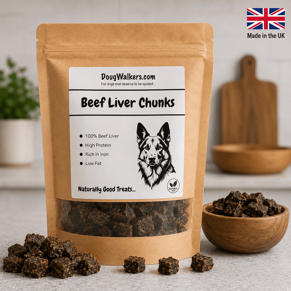 Beef Liver Chunks for Dogs UK – Natural Training Treats - Doug Walkers