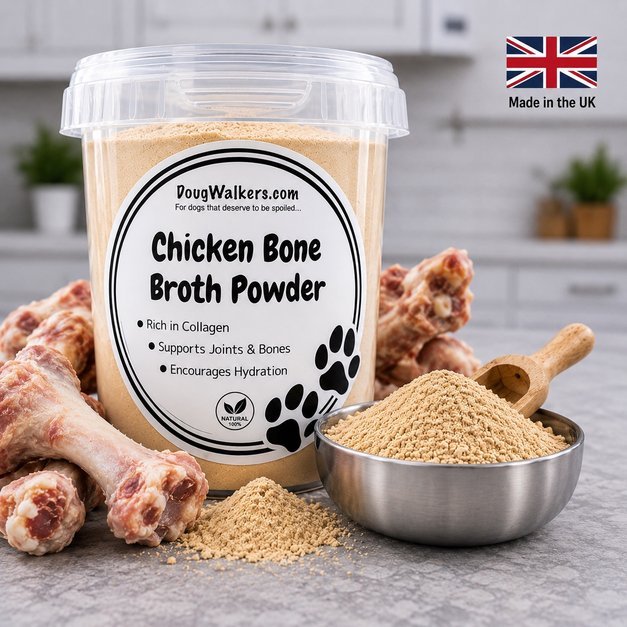 Chicken Bone Broth for Dogs UK – Joint &amp; Gut Support - Doug Walkers