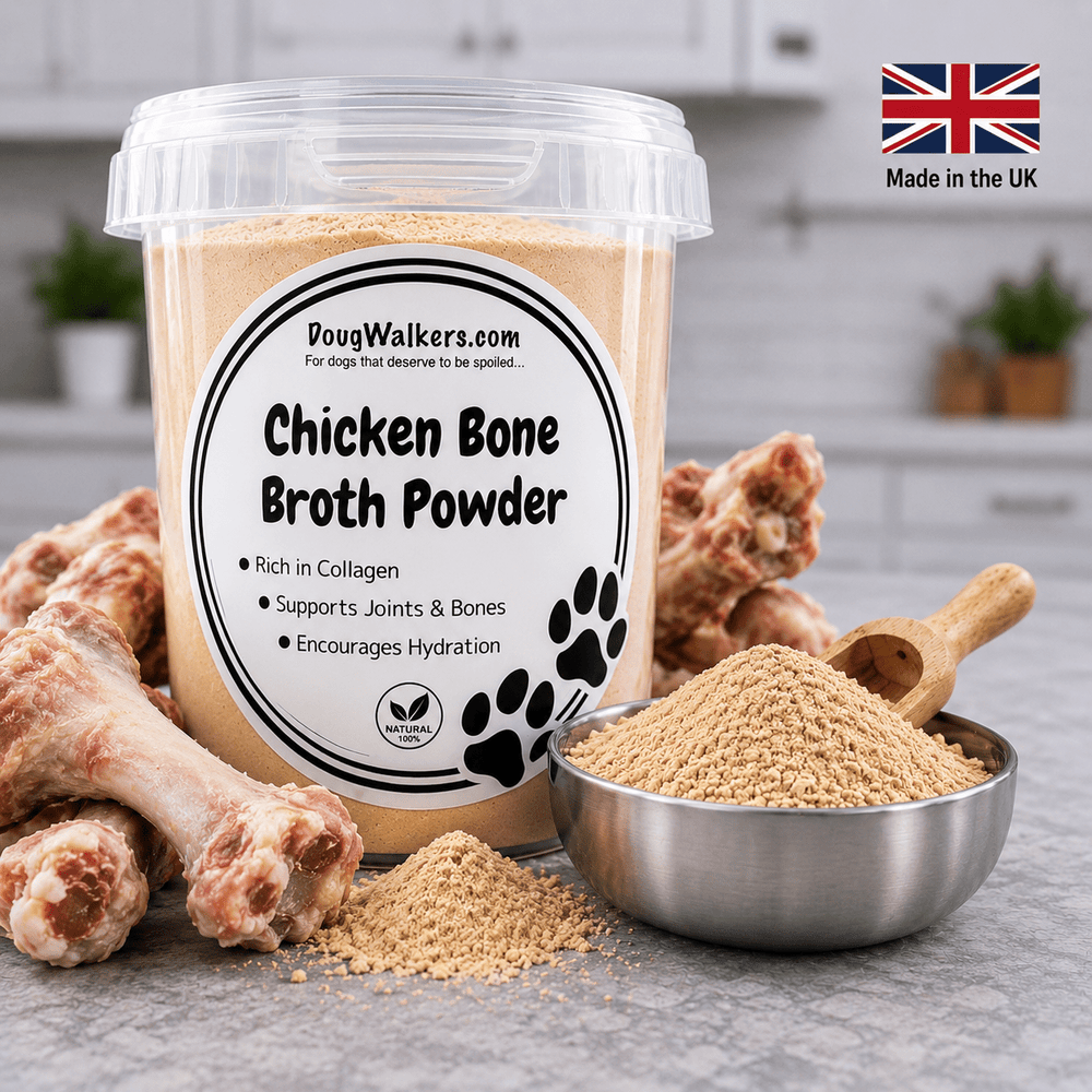 Chicken Bone Broth for Dogs UK – Joint & Gut Support - Doug Walkers