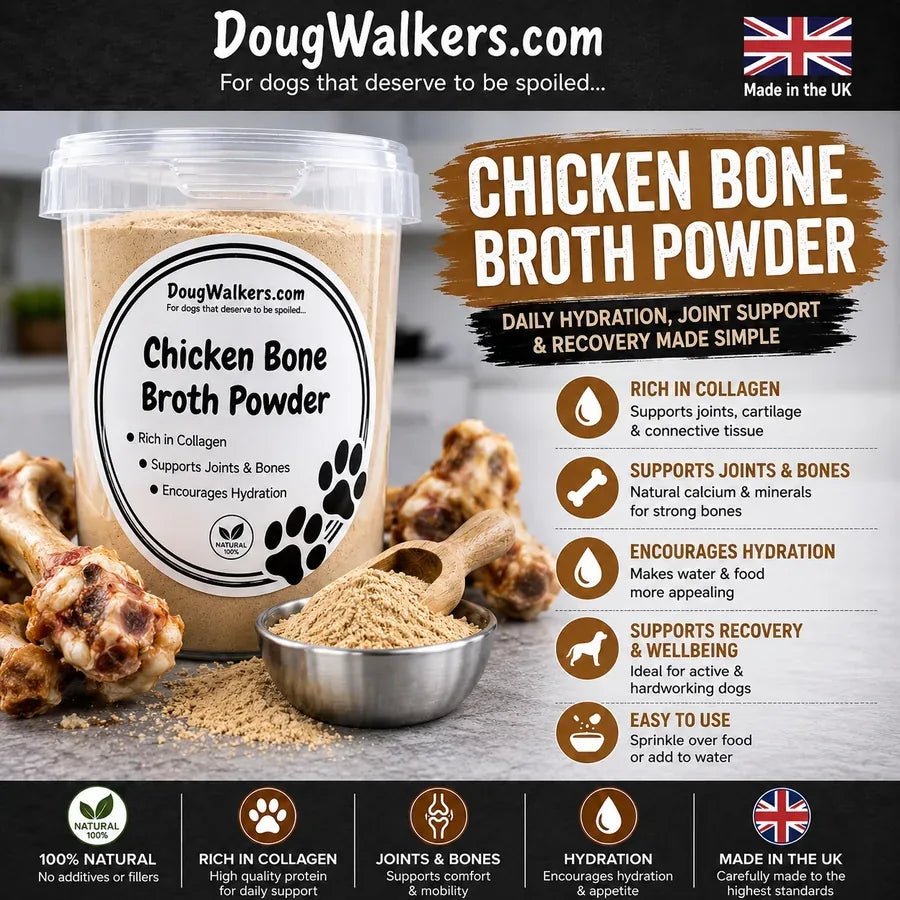 Chicken Bone Broth Powder for Dogs - Doug Walkers