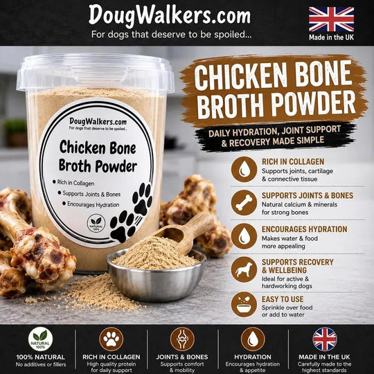 Chicken Bone Broth Powder for Dogs - Doug Walkers
