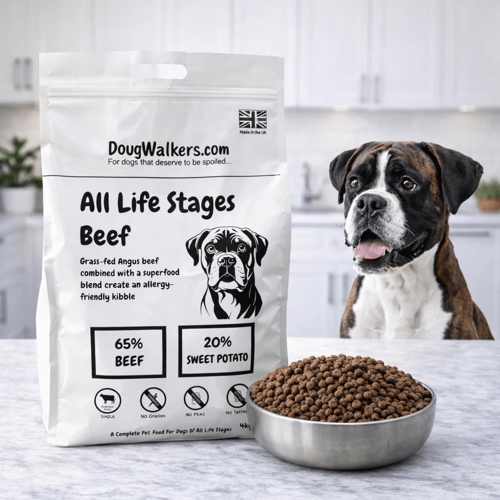 Deluxe Grain - Free Grass-Fed Beef Dog Food UK - 4kg - Doug Walkers