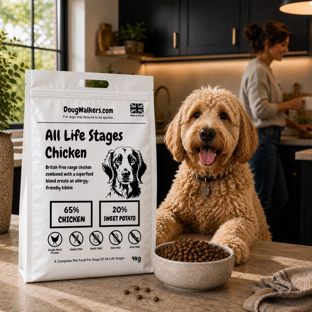 Free Range Chicken Grain-Free Dry Dog Food UK - Doug Walkers