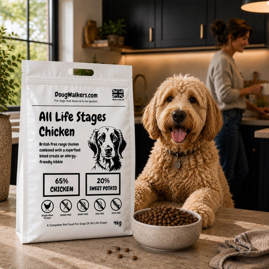 Free Range Chicken Grain-Free Dry Dog Food UK - Doug Walkers