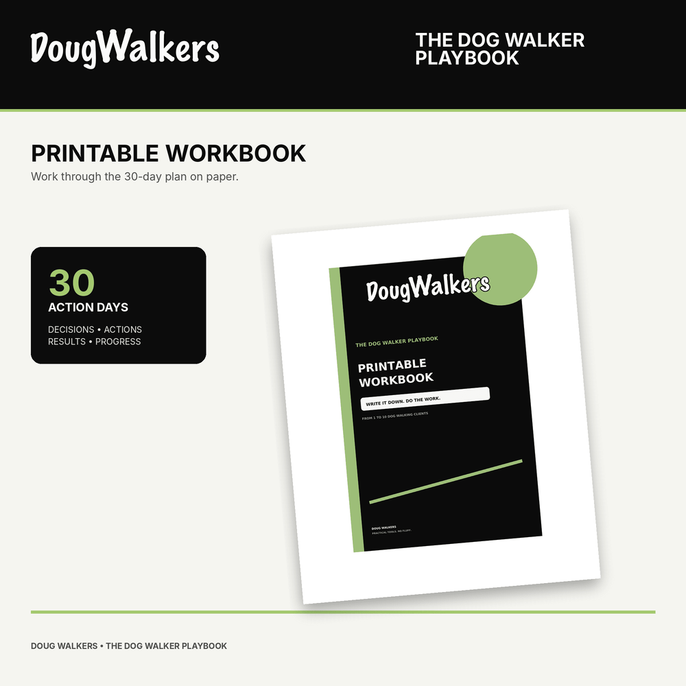 From 1 to 10 Dog Walking Clients – 30-Day UK Growth Plan - Doug Walkers