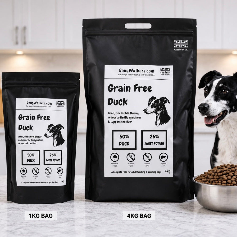 Grain Free Duck Dog Food UK – High Meat Alternative Protein - Doug Walkers