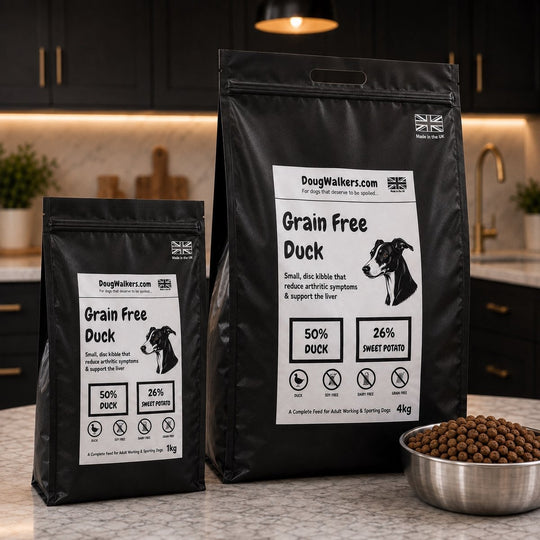 Grain Free Duck Dry Dog Food UK – High Meat Alternative Protein - Doug Walkers