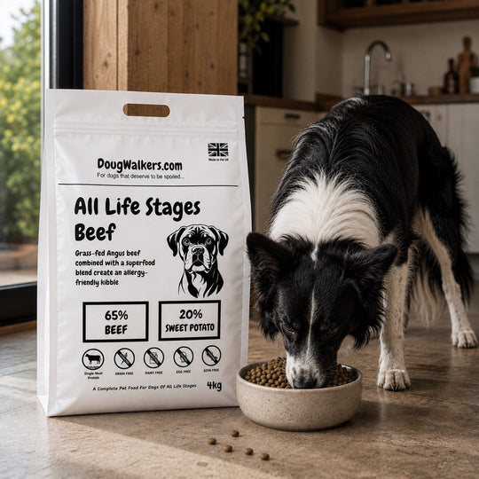 Grass-Fed Angus Beef Grain-Free Dry Dog Food UK - Doug Walkers