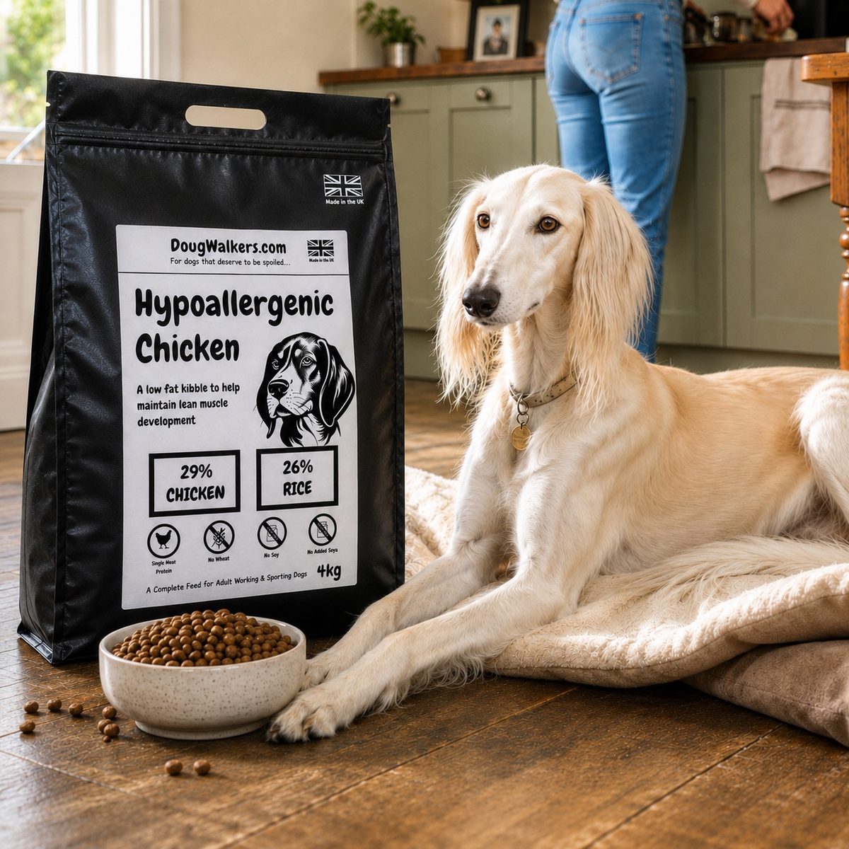 Hypoallergenic Chicken Dry Dog Food UK - Doug Walkers