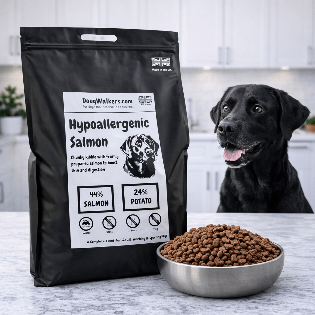 Hypoallergenic Salmon Dog Food UK - 4kg - Doug Walkers