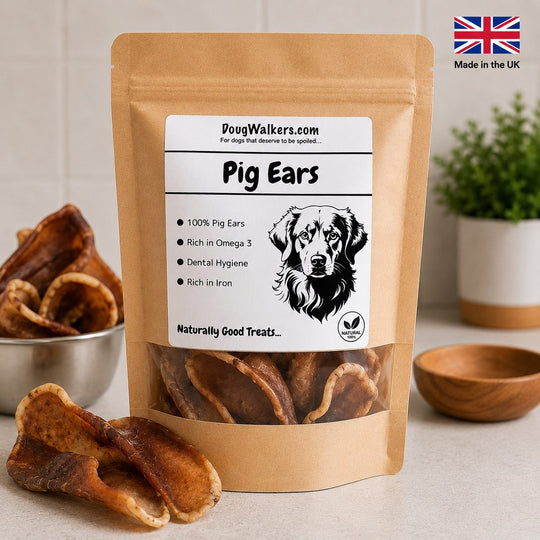 Natural Pig Ears for Dogs UK – Long-Lasting Dental Chew - Doug Walkers