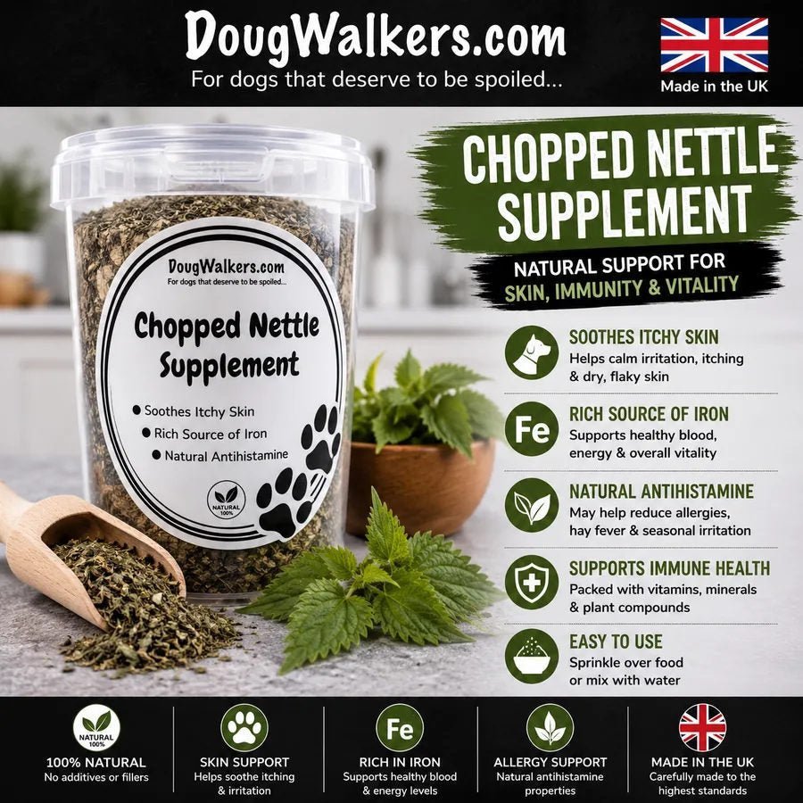 Nettle for Dogs UK – Natural Skin & Seasonal Support Supplement - Doug Walkers