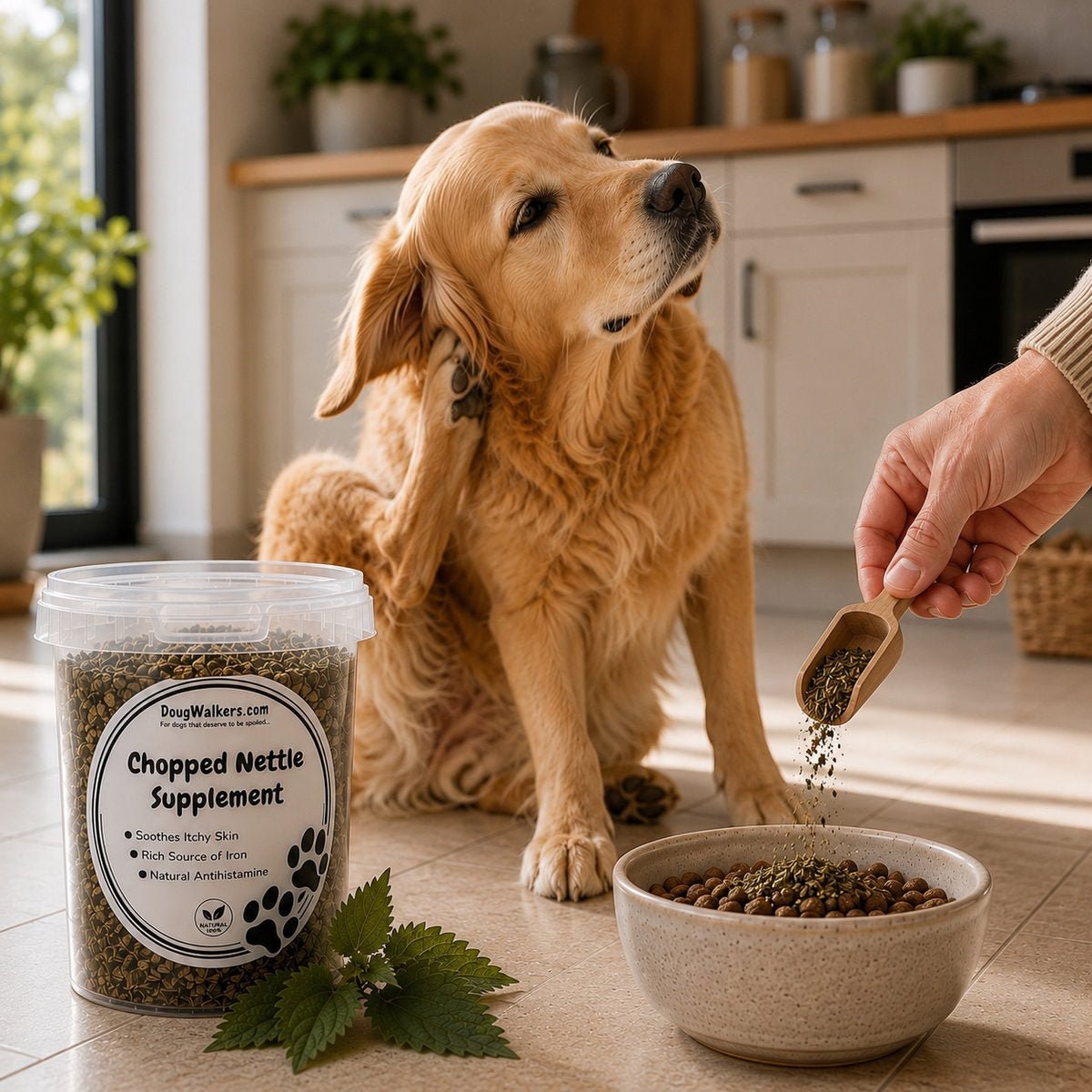Nettle for Dogs UK – Natural Skin & Seasonal Support Supplement - Doug Walkers