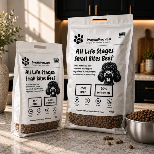 Premium Angus Beef Grain-Free Dry Dog Food - Small Bites | Doug Walkers Signature Recipe - Doug Walkers