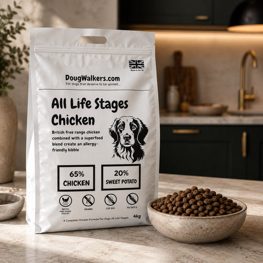Premium Free Range Chicken Dog Food - Doug Walkers