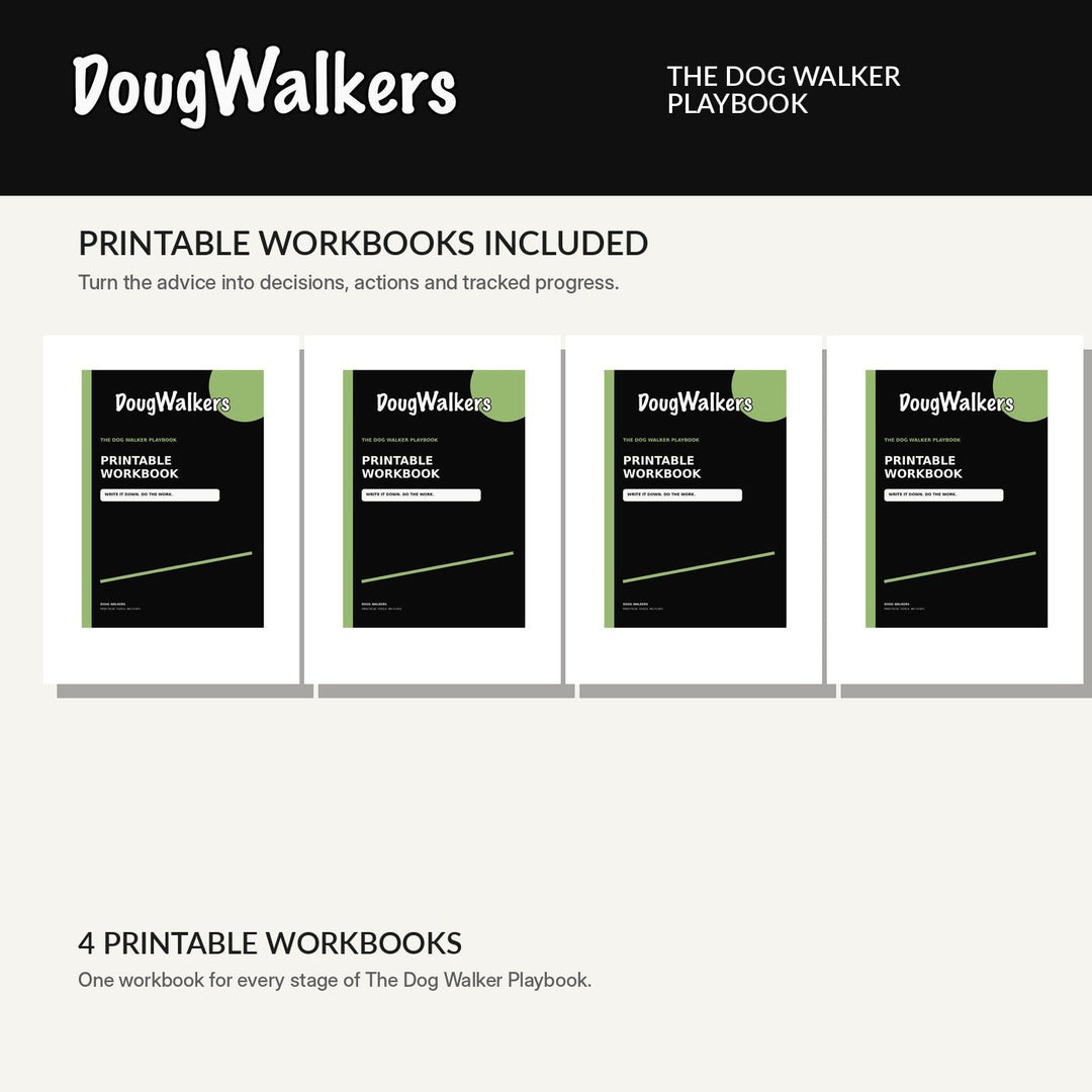 The Complete Dog Walker Playbook – Guides 1–4 - Doug Walkers