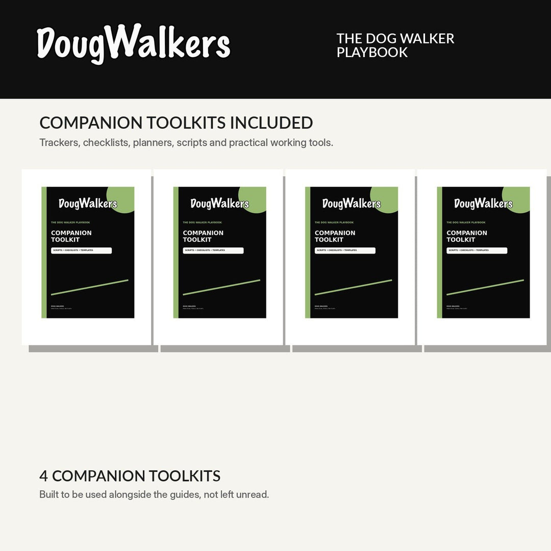 The Complete Dog Walker Playbook – Guides 1–4 - Doug Walkers