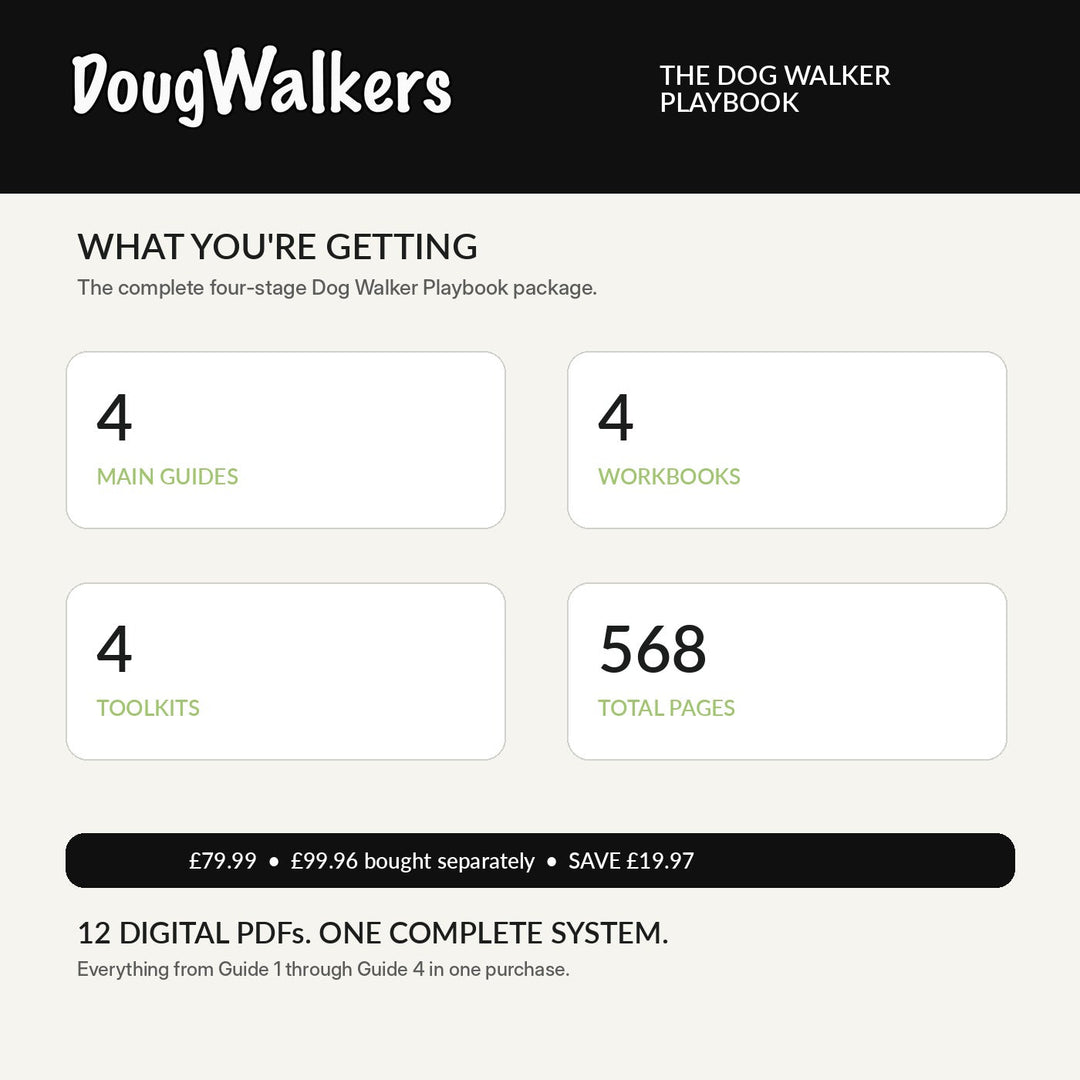 The Complete Dog Walker Playbook – Guides 1–4 - Doug Walkers