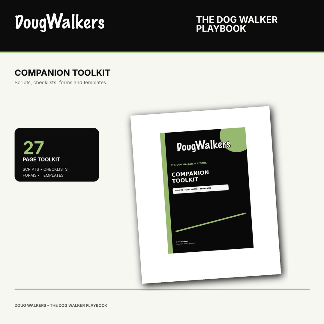 Your First Dog Walking Client – 30-Day UK Action Plan - Doug Walkers