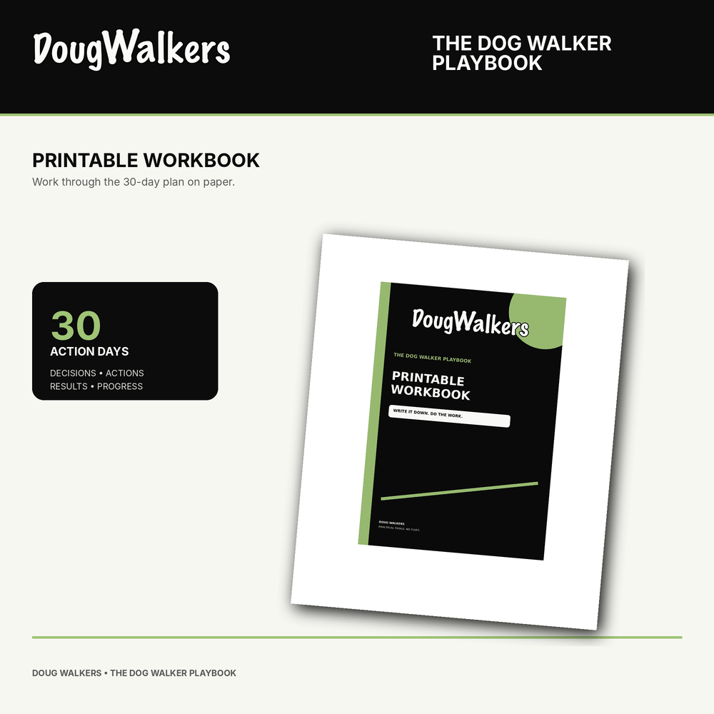 Your First Dog Walking Client – 30-Day UK Action Plan - Doug Walkers