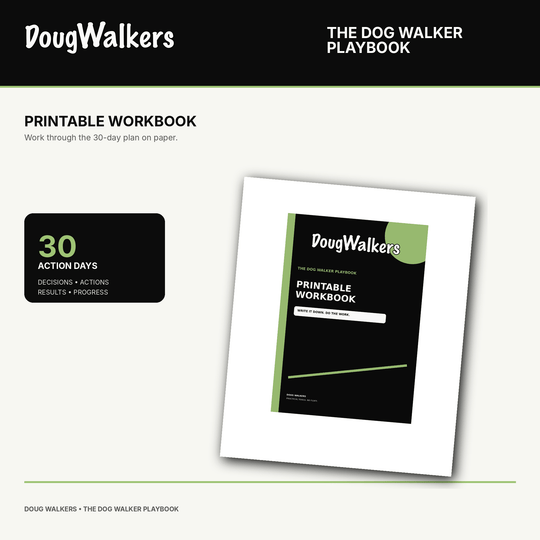 Your First Dog Walking Client – 30-Day UK Action Plan - Doug Walkers