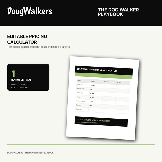 Your First Dog Walking Client – 30-Day UK Action Plan - Doug Walkers